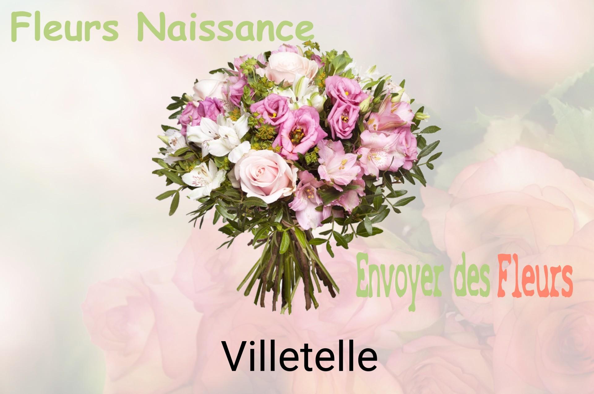 Bouquet de fleurs de naissance livré à Villetelle